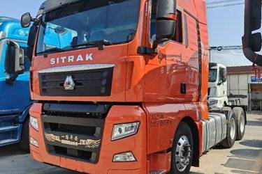 二手中国重汽 汕德卡SITRAK G7重卡 510马力 6X4 牵引车(国六) 双驱 曼二手牵引车 黄牌图片