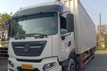 二手东风商用车 天锦KR 230马力 4X2 9.75米厢式载货车(国六) 单桥 东风康明斯二手载货车 黄牌