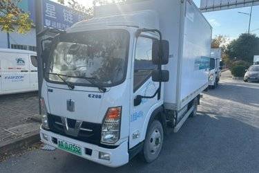 二手吉利远程 E200 4.5T 4.14米单排纯电动厢式轻卡  二手电动卡车电动载货车图片