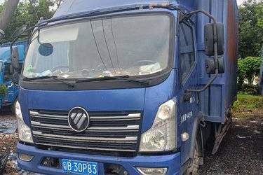 二手福田 时代领航6 150马力 4.165米单排厢式轻卡(国六) 单桥 云内动力二手载货车 蓝牌图片