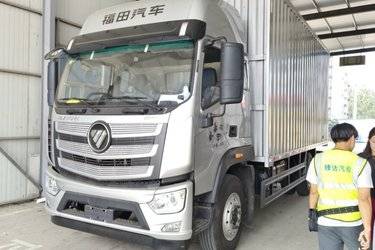 二手福田 欧航AR系 200马力 4X2 5.75米厢式载货车(国六) 单桥 玉柴二手载货车 黄牌