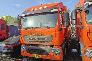 二手中国重汽 HOWO TX 豪华版 290马力 6X2 9.8米仓栅式载货车(国六) 单桥 曼二手载货车 黄牌