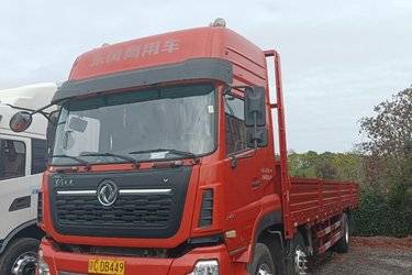 二手东风商用车 天龙VL重卡 245马力 6X2 9.4米栏板载货车(国五) 前四后四 康明斯二手载货车 黄牌