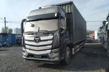 二手福田 欧曼行星 300马力 4X2 9.8米翼开启厢式载货车(国六) 单桥 玉柴二手载货车 黄牌图片