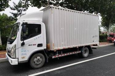 二手福田 奥铃速运 120马力 3.8米排半厢式轻卡(国六) 单桥 江西五十铃二手载货车 蓝牌