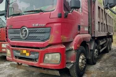 二手陕汽重卡 德龙新M3000 轻量化版 300马力 8X4 6.8米自卸车(国五) 前四后八 潍柴二手自卸车 黄牌