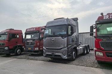 二手福田 欧曼银河 660马力 6X4 AMT自动档牵引车(国六) 双驱 福田康明斯二手牵引车 黄牌图片