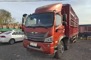 二手福田 瑞沃ES5 220马力 6X2 6.8米排半仓栅式载货车(国六) 前四后四 潍柴二手载货车 黄牌