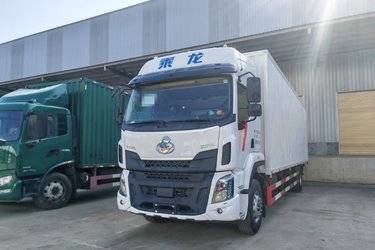 二手东风柳汽 乘龙H5中卡 270马力 4X2 9.6米厢式载货车(国五) 单桥 玉柴二手载货车 黄牌