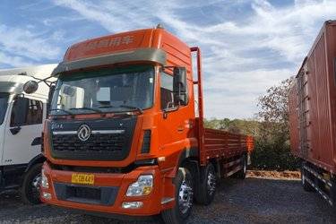 二手东风商用车 天龙VL重卡 245马力 6X2 9.4米栏板载货车(国五) 前四后四 康明斯二手载货车 黄牌