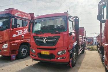 二手东风商用车 天锦KR 260马力 6X2 6.8米排半栏板载货车(国六)(高顶)(国六) 前四后四 康明斯二手载货车 黄牌