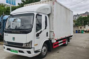 二手蓝擎汽车 悦EN 4.5T 4.18米单排纯电动厢式轻卡  二手电动卡车电动载货车图片