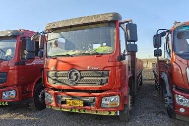 二手陕汽重卡 德龙L3000 245马力 6X2 9.7米栏板载货车(国五) 前四后四 潍柴二手载货车 黄牌