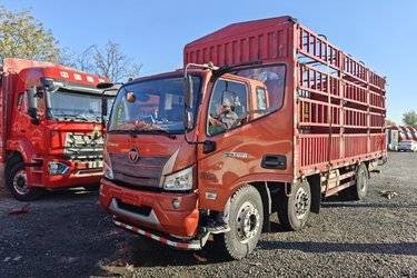 二手福田 时代领航ES5 高配版 220马力 6X2 6.8米排半仓栅式载货车(国六) 前四后四 潍柴二手载货车 黄牌