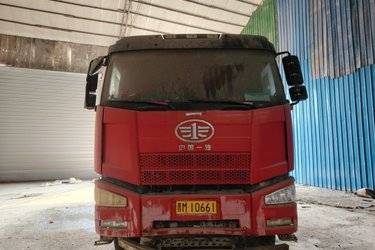 二手一汽解放 J6P重卡 350马力 8X4 7.2米自卸车(10挡)(国五) 前四后八 潍柴二手自卸车 黄牌图片