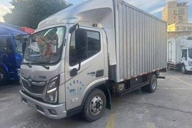 二手福田 奥铃智蓝 4.5T 4.14米单排纯电动厢式轻卡  二手电动卡车电动载货车图片