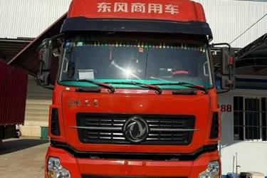二手东风商用车 天龙重卡 245马力 6X2 9.4米厢式载货车(国五) 前四后四 雷诺二手载货车 黄牌