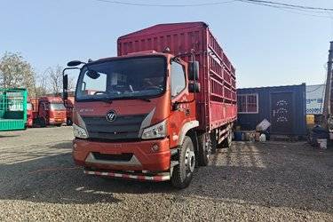 二手福田 瑞沃ES3 220马力 6X2 6.8米排半仓栅式载货车(国六) 前四后四 潍柴二手载货车 黄牌