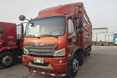 二手福田 时代领航ES5 高配版 220马力 6X2 6.8米排半仓栅式载货车(国六) 前四后四 潍柴二手载货车 黄牌