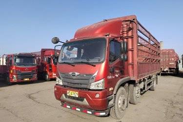 二手福田 瑞沃ES5 220马力 6X2 6.8米排半仓栅式载货车(国六) 前四后四 潍柴二手载货车 黄牌