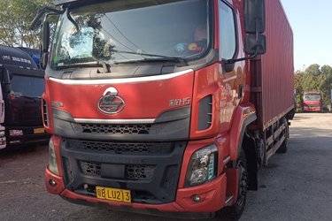 二手东风柳汽 乘龙H5中卡 245马力 4X2 7.8米厢式载货车(国六) 单桥 玉柴二手载货车 黄牌