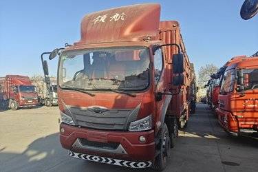 二手福田 时代领航ES5 高配版 220马力 6X2 6.8米排半仓栅式载货车(国六) 前四后四 潍柴二手载货车 黄牌