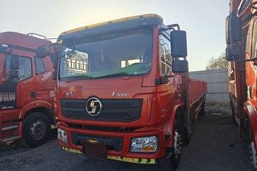 二手陕汽重卡 德龙L3000 245马力 6X2 9.7米栏板载货车(国五) 前四后四 玉柴二手载货车 黄牌