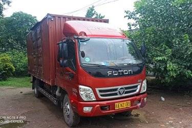 二手福田 奥铃CTX 156马力 5.2米排半厢式载货车(国五) 单桥 重庆康明斯二手载货车 黄牌