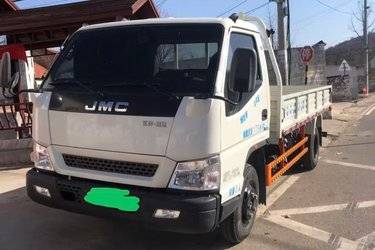 二手江铃 顺达宽体 豪华款 116马力 4.1米单排栏板轻卡(国五) 单桥 江铃二手载货车 蓝牌