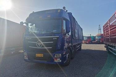 二手福田 欧曼GTL 6系重卡 280马力 6X2 9.6米仓栅式载货车(国五) 前四后四 康明斯二手载货车 黄牌