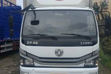 二手东风 多利卡D7 超能版领先版 165马力 5.15米单排厢式载货车(国六) 单桥 玉柴二手载货车 黄牌