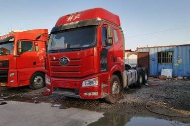 二手一汽解放 新J6P重卡 质惠版 520马力 6X4 牵引车(速比3.727)(国六) 双驱 锡柴二手牵引车 黄牌图片