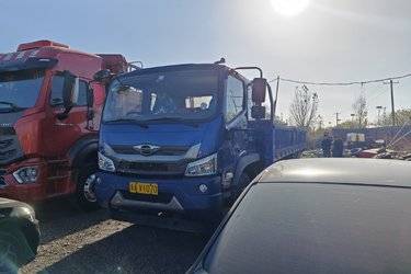 二手福田 时代领航ES5 220马力 6X2 6.8米排半栏板载货车(国六) 前四后四 潍柴二手载货车 黄牌