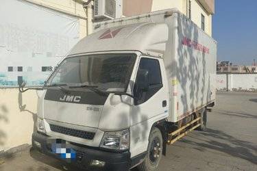 二手江铃 新款顺达窄体 116马力 4.21米单排厢式轻卡(国六) 单桥 江铃二手载货车 蓝牌