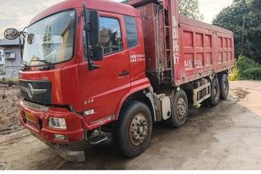 二手东风新疆 拓行D3L 310马力 8X4 6.8米自卸车(国五) 前四后八 玉柴二手自卸车 黄牌