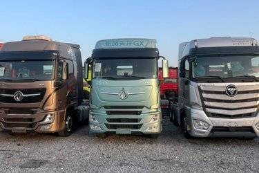 二手东风商用车 天龙旗舰GX 560马力 6X4 AMT自动档牵引车(国六)(液缓)(国六) 双驱 东风康明斯二手牵引车 黄牌图片