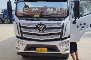 二手福田 欧航AR系 200马力 4X2 5.75米厢式载货车(国六) 单桥 玉柴二手载货车 黄牌图片