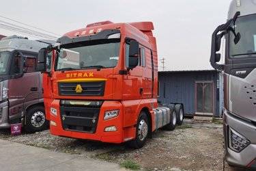 中国重汽 汕德卡SITRAK G7H重卡 570马力 6X4 AMT自动档牵引车(国六) 双驱 曼二手牵引车 黄牌