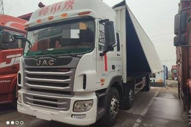 二手江淮 格尔发A5XⅢ重卡 270马力 4X2 9.8米厢式载货车(国五) 单桥 潍柴二手载货车 黄牌图片