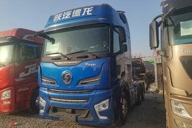 二手陕汽重卡 德龙X6000 560马力 6X4 AMT自动挡牵引车(国六) 双驱 潍柴二手牵引车 黄牌图片