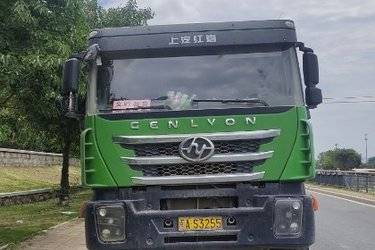 二手上汽红岩 杰狮C500重卡 430马力 6X4 6.2米自卸车(国五) 前四后八 上菲红二手自卸车 黄牌图片