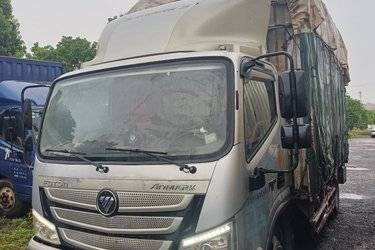 二手福田 欧马可S1系 150马力 4.17米单排仓栅式轻卡(国六) 单桥 福田康明斯二手载货车 蓝牌