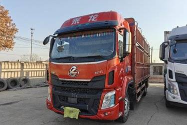 二手东风柳汽 乘龙H5中卡 240马力 4X2 6.8米仓栅式载货车(国五) 单桥 玉柴二手载货车 黄牌