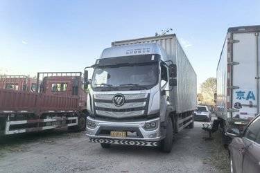 二手福田 欧航R系 220马力 4X2 9.78米厢式载货车(国六) 单桥 康明斯二手载货车 黄牌图片