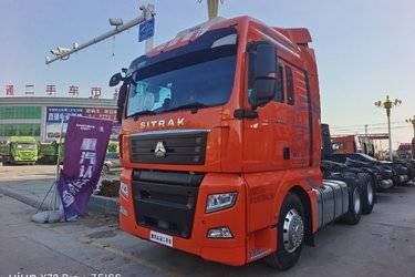 二手中国重汽 汕德卡SITRAK G7重卡 540马力 6X4 AMT自动挡牵引车(国六) 双驱 曼二手牵引车 黄牌