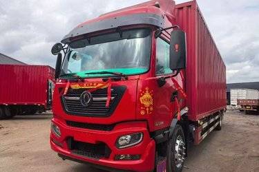 二手东风商用车 天锦KR中卡 精英版 260马力 6X2 9.8米厢式载货车(国六) 前四后四 康明斯二手载货车 黄牌
