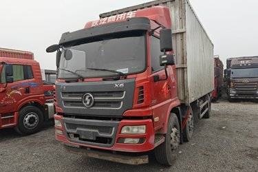 二手陕汽商用车 轩德X6中卡 245马力 6X2 7.8米厢式载货车(国五) 前四后四 潍柴二手载货车 黄牌