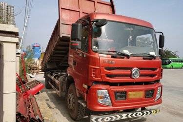 二手东风特商 160马力 4X2 6.5米自卸车(国五) 单桥 玉柴二手自卸车 黄牌