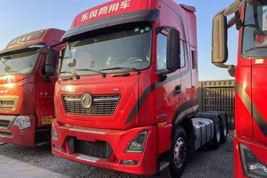 二手东风商用车 天龙KL重卡 465马力 6X4牵引车(国六) 双驱 雷诺二手牵引车 黄牌