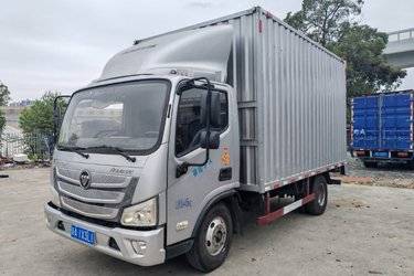 福田 欧马可S1系 143马力 4.14米单排厢式轻卡(国五) 单桥 福田康明斯二手载货车 蓝牌